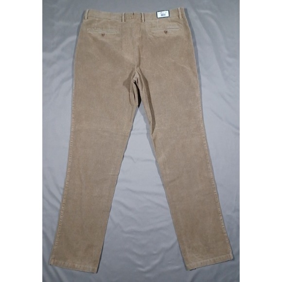 Williams & Kent Pants‎ Mens 38x34 Brown Corduroy Manchester Relaxed Fit New - Picture 4 of 4